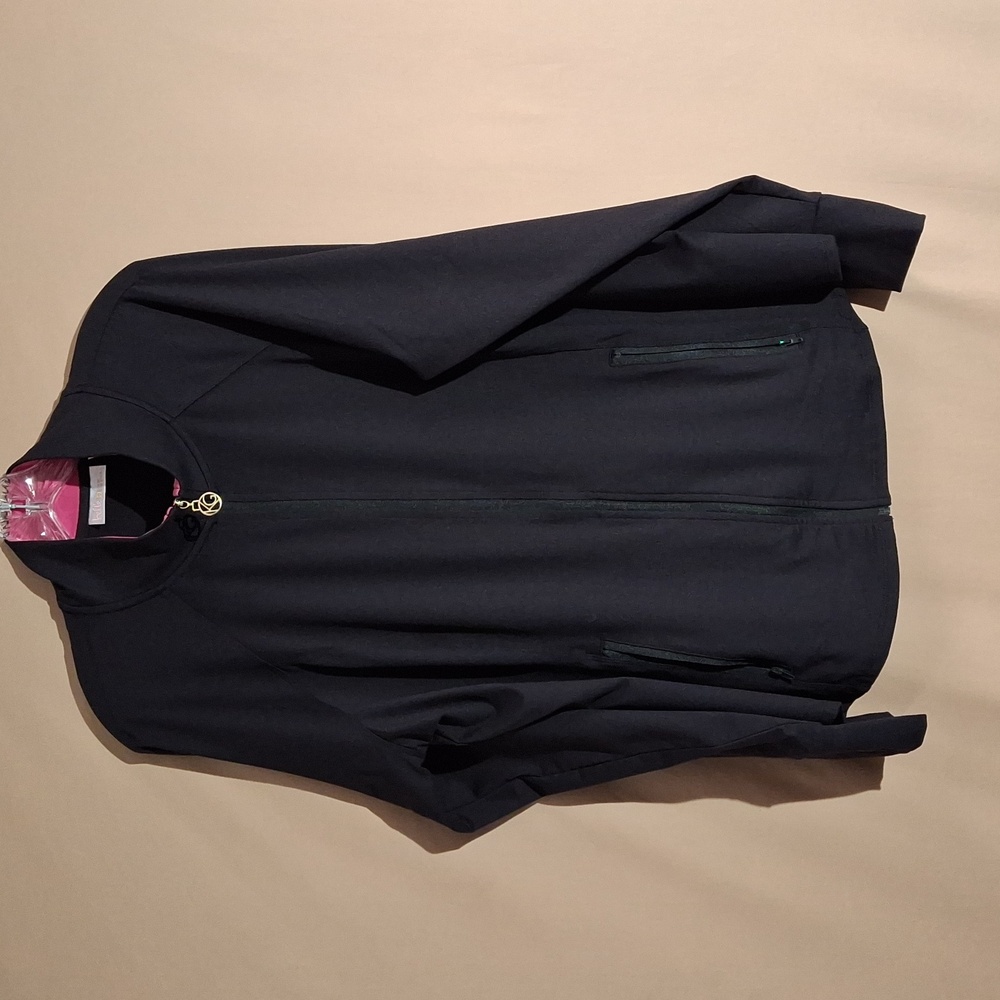 Kim Gravel Black Zip-Up Jacket XL (NWOT)